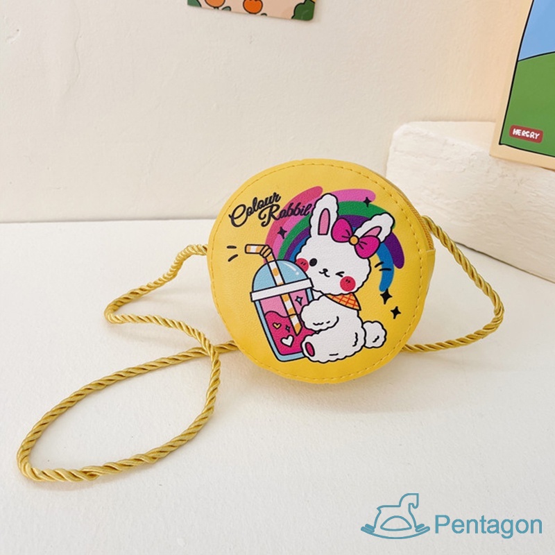 Túi Đeo Vai Bằng Da PU Trọng Lượng Nhẹ In Họa Tiết Hoạt Hình Thời Trang Mùa Hè Dành Cho Bạn Gái