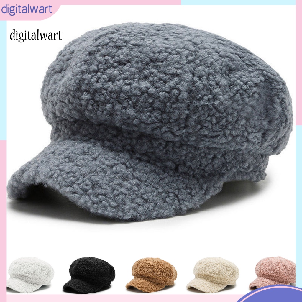 Kỹ Thuật Số| Mũ Beret Siêu Mềm Màu Trơn Thời Trang Cho Nữ