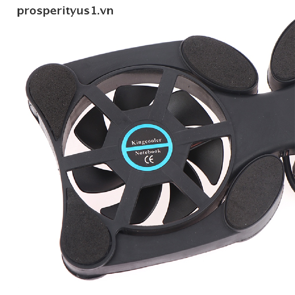 1 Bộ Tản Nhiệt Mini Hình Bạch Tuộc Màu Đen Có Cổng Sạc USB Gập Lại Được prosperityus1