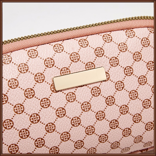 Túi Da Pu Cầm Tay Nhỏ Xinh In Họa Tiết Da Báo Chống Thấm Nước Cho Nữ