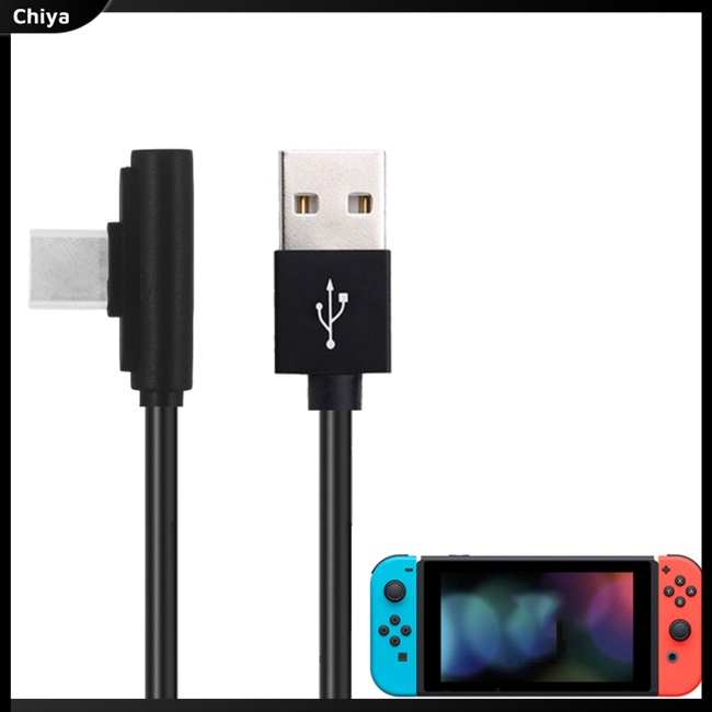 Dây Cáp Sạc Usb Loại c 90 Độ Tương Thích Với Switch / Điện Thoại Di Động