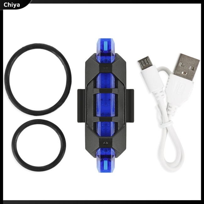 Đèn Led Gắn Đuôi Xe Đạp Leo Núi Sạc Usb Chống Thấm Nước