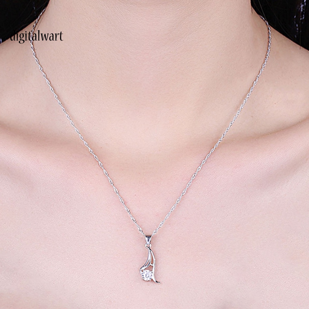 Kỹ Thuật Số| Vòng cổ Chữ A Mạ Bạc Thời Trang