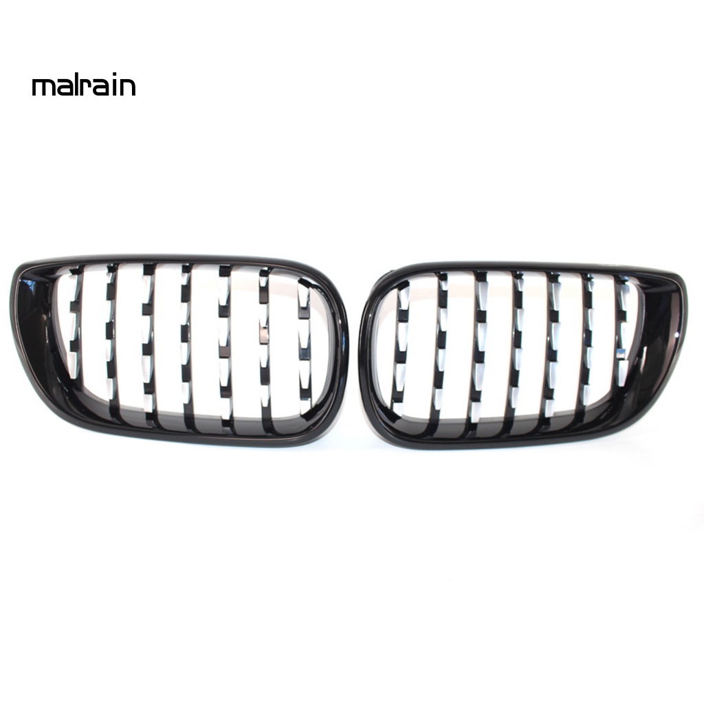 Set 2 Lưới Tản Nhiệt Phía Trước Trái Phải ABS Cho Xe Hơi 51132158542 51132158543 Cho BMW 3 Series E46 4 Cửa 2002-2005