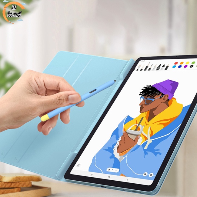 Ốp Máy Tính Bảng Silicon Chống Trầy Chống Va Đập Màu Tương Phản Cho Galaxy Tab S6 Lite