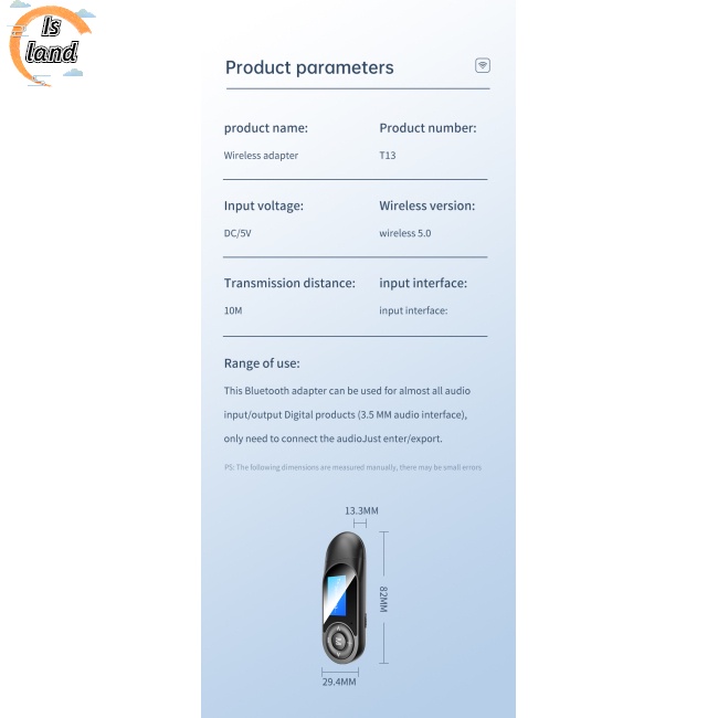 Bộ Thiết Bị Nhận Tín Hiệu Bluetooth Không Dây 2 Trong 1 3.5mm T13 Cho Tv / Pc