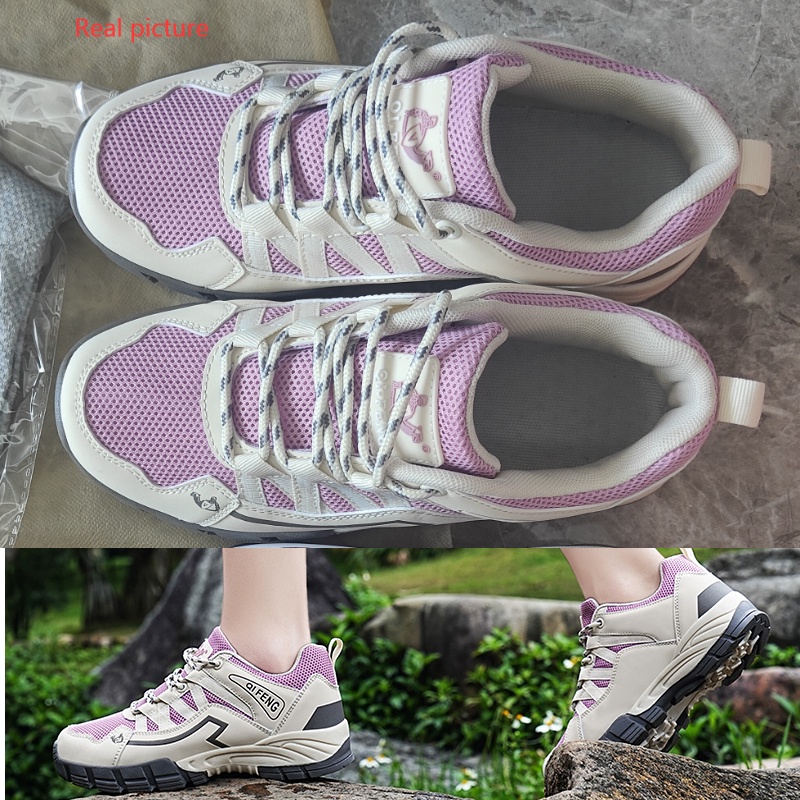 Giày Thể Thao Leo Núi Chống Trượt Thoáng Khí Cho Nữ