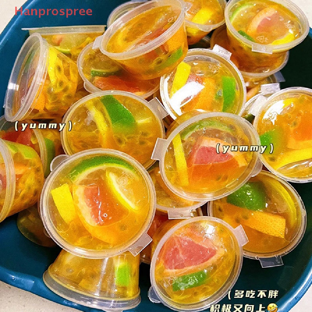 Bộ 50 Cốc Nhựa Đựng Nước Sốt 25ML Có Nắp Đậy Tiện Dụng