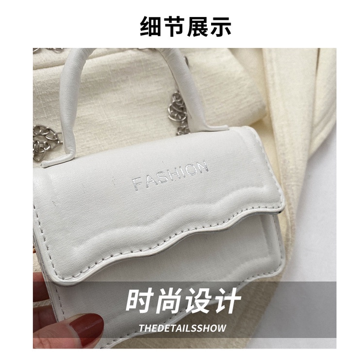 Túi Đeo Chéo Hình Vuông Nhỏ Màu Trơn Thời Trang 2023 Cho Nữ