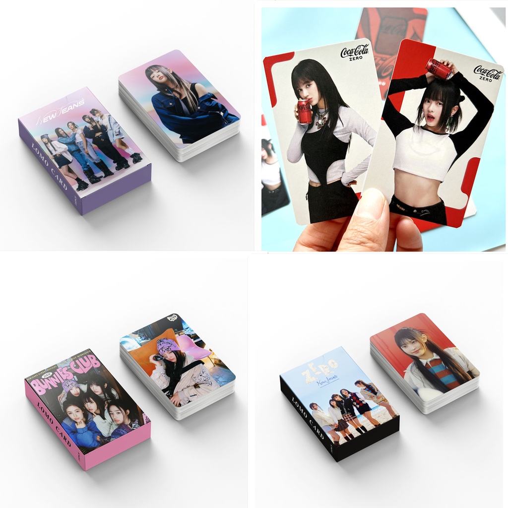 55 Cái / hộp Bunions Club Photocards Zero Magazine Lomo Cards CocaCola Kpop Bưu Thiếp YM