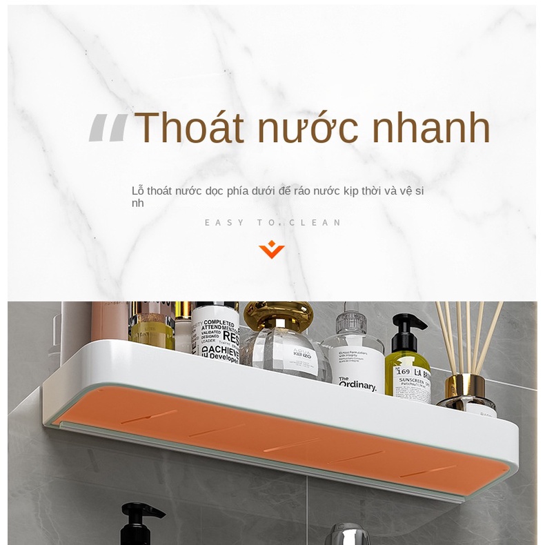 Kệ Nhà Tắm Cao Cấp Phong Cách Bắc Âu,Giá lưu trữ đa năng tiện dụng dành cho nhà tắm,Giá Treo Khăn Gắn Tường Tiện Dụng Cho Phòng Tắm