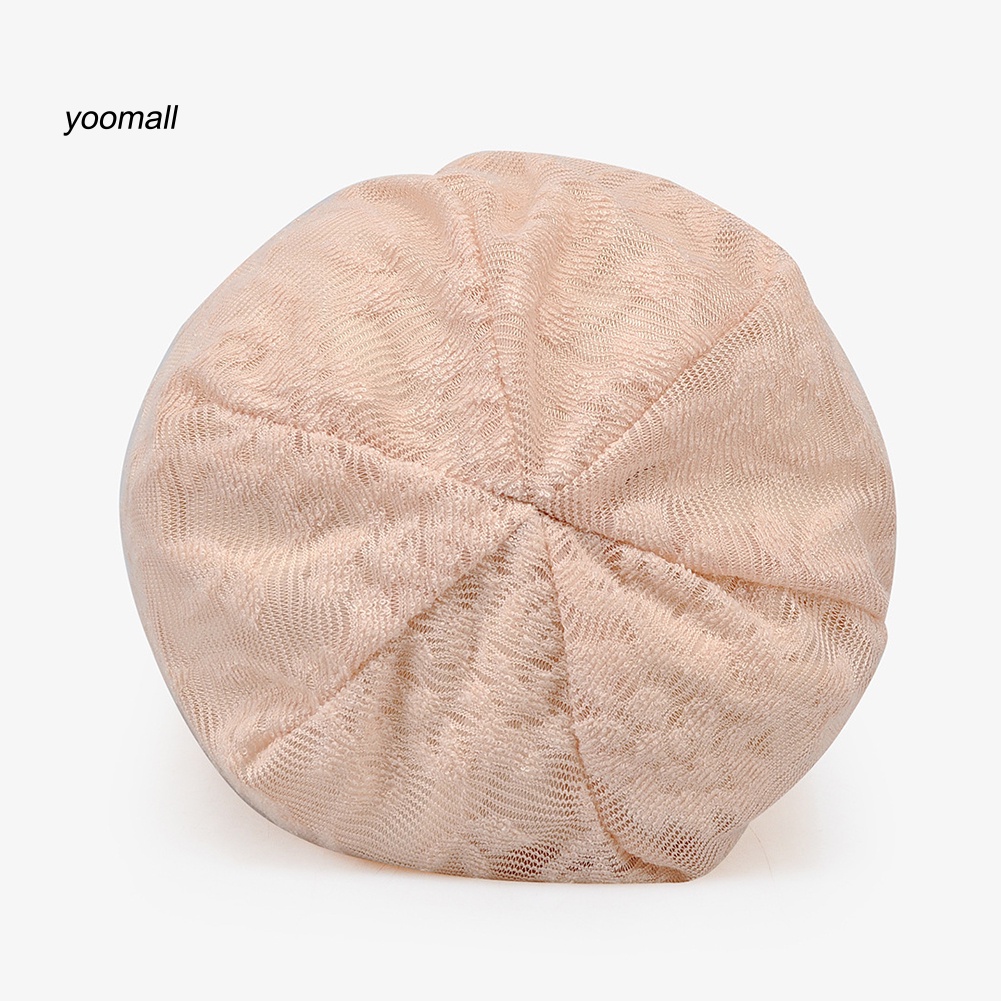 Mũ Trùm Đầu Phối Ren Mềm Mại Thoáng Khí Cho Nữ