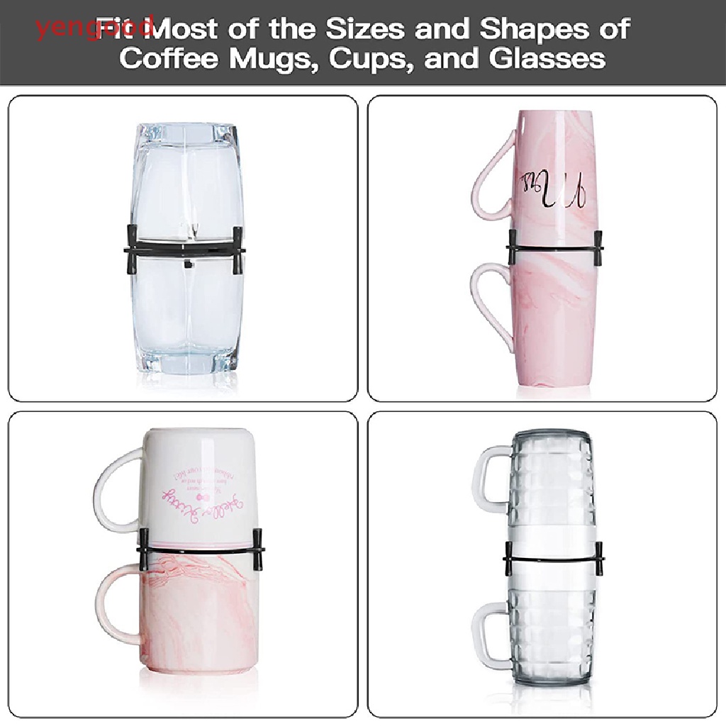 Hộp Đựng Cốc Cà Phê Có Thể Xếp Chồng Tiết Kiệm Không Gian