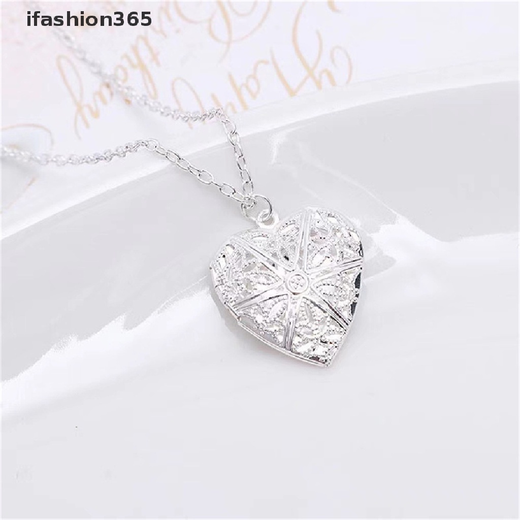 Vòng cổ Mặt Hình Trái Tim Rỗng Thời Trang ifashion365 Dành Cho Nữ