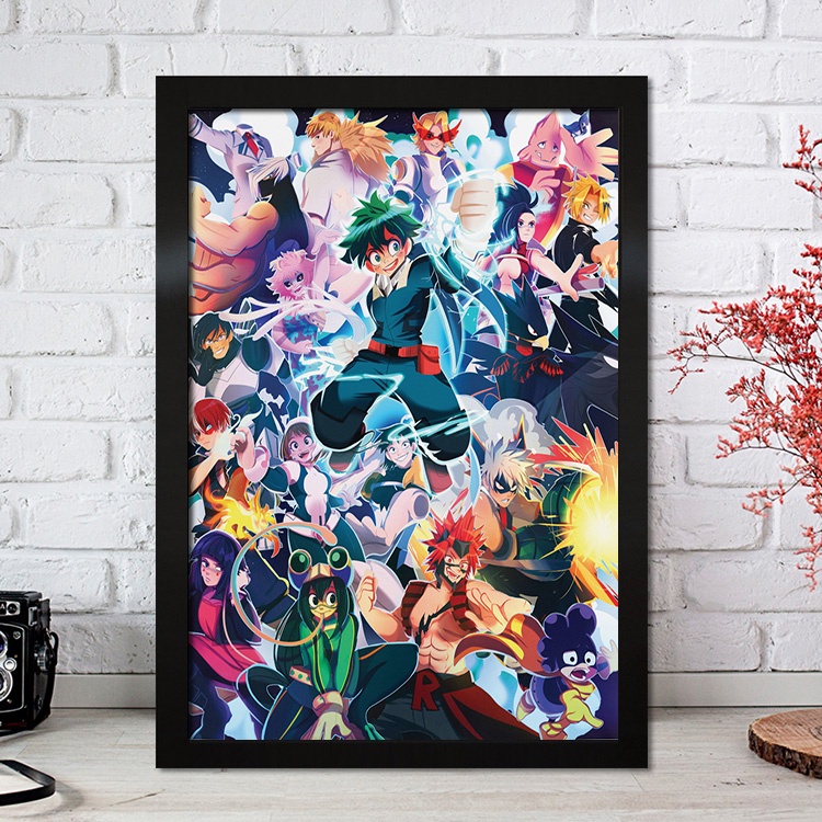 Bộ Tranh Sơn Dầu Tự Làm Hình Anime My Hero Academia
