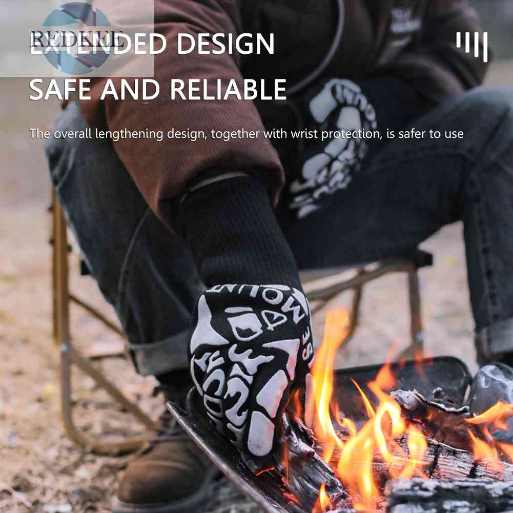 Găng Tay Bảo Vệ Chống Bỏng Mềm Mại Thoải Mái Dùng Khi Đi Cắm Trại