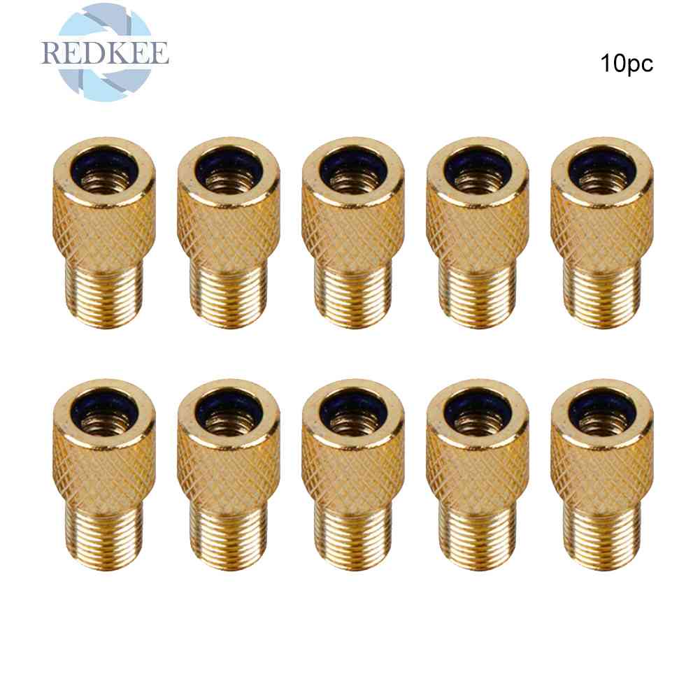 Set 10 Đầu Nối Van Bơm Hơi Xe Đạp