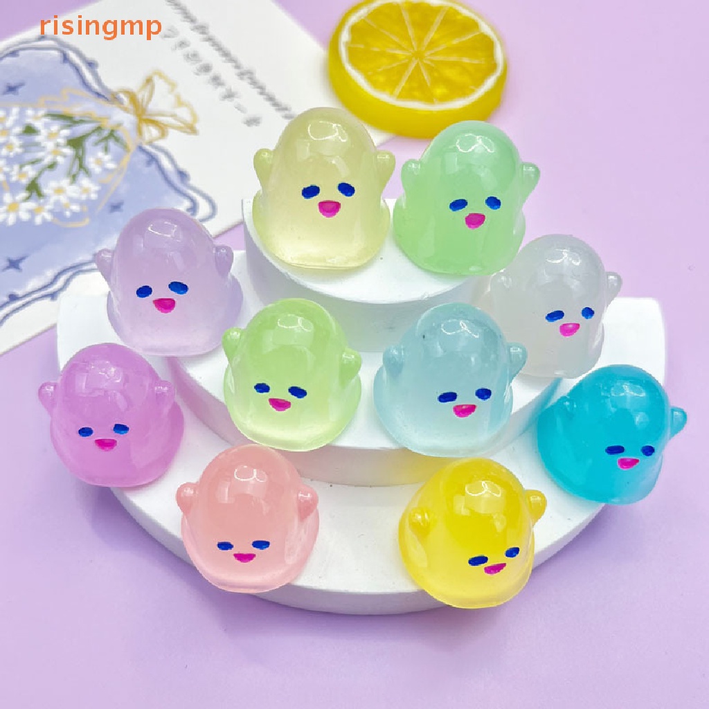 [risingmp] Bộ 3 Miếng Dán Trang Trí Ốp Điện Thoại Mini Hình Phong Cảnh Dạ Quang DIY