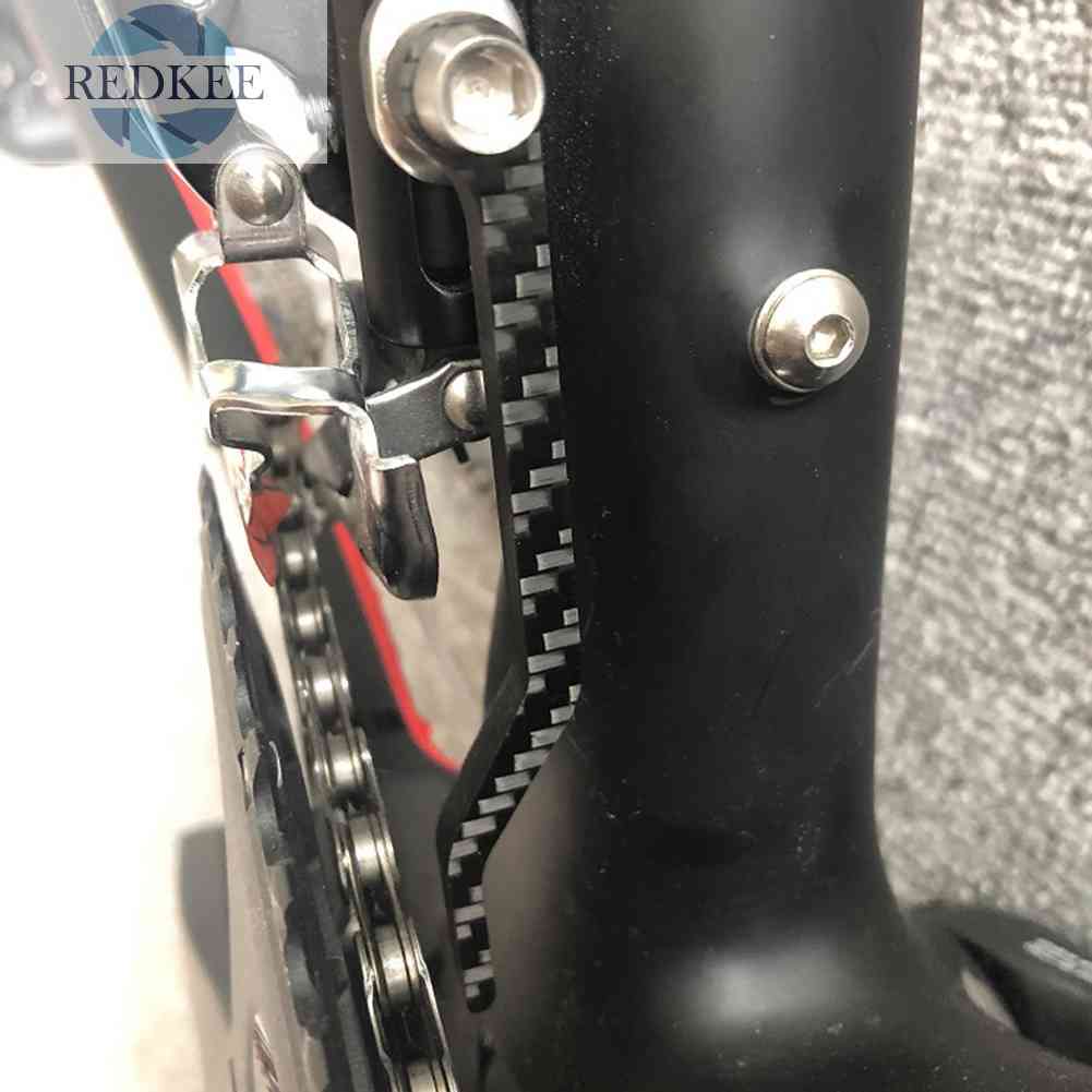 Phụ Kiện Bảo Vệ Dây Xích Xe Đạp Bằng Sợi Carbon Màu Đen