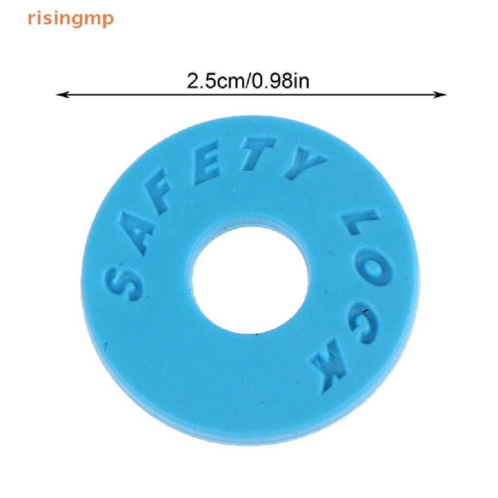 Bộ 2 Khóa Dây Đeo Đàn Guitar Bằng Cao Su Mềm Chống Trượt