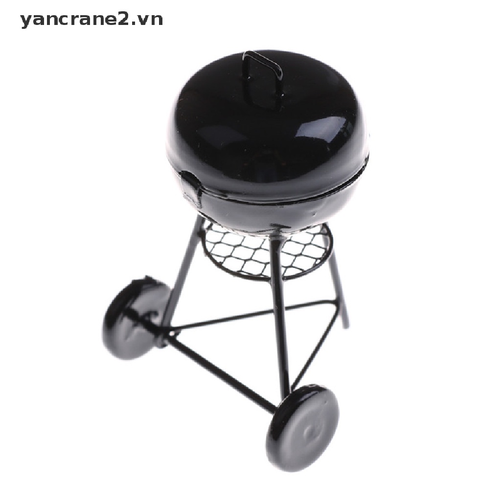 Lò Nướng BBQ Màu Đen Trang Trí Nhà Búp Bê 1: 12 yancrane2.vn