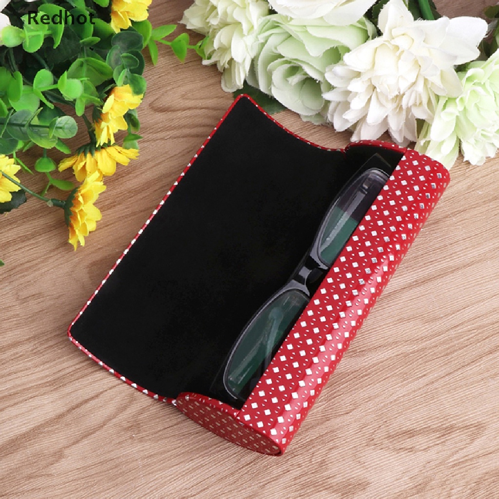 &lt; Redhot &gt; Hộp Đựng Mắt Kính Cứng Hình Oval Làm Bằng Tay Đang Giảm Giá