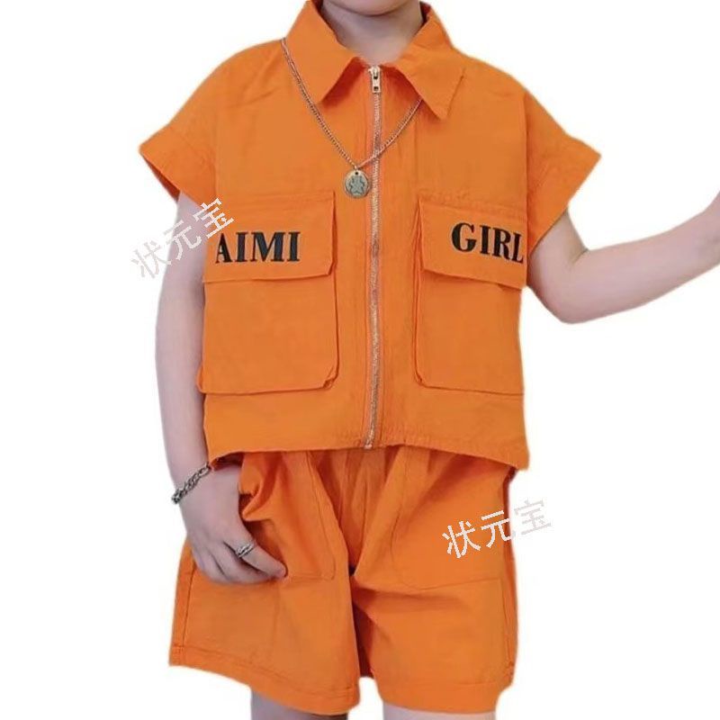 Hàng Mới Về Bộ Đồ Thể Thao Hai Mảnh Áo Tay Cộc In Họa Tiết Thời Trang Mùa Hè Dễ Phối Đồ Cho Bé Trai