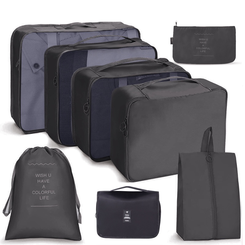 Set 7 / 8 Túi Đựng Đồ Du Lịch Tiện Lợi
