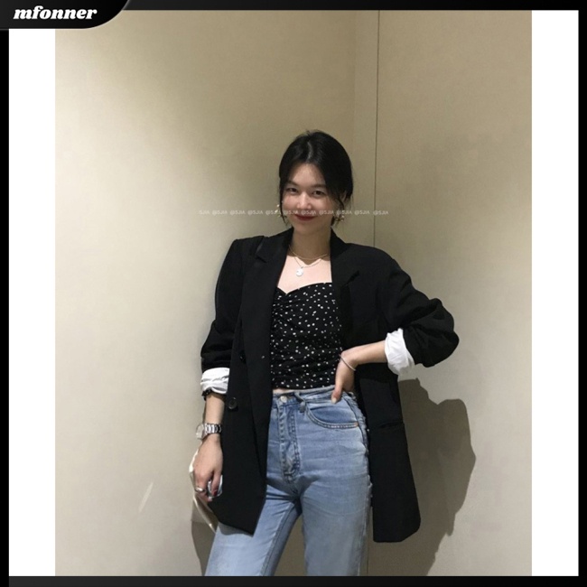 Áo Croptop Cổ Vuông Tay Dài Phồng In Họa Tiết Hoa Phong Cách Pháp Cổ Điển Thời Trang Cho Nữ