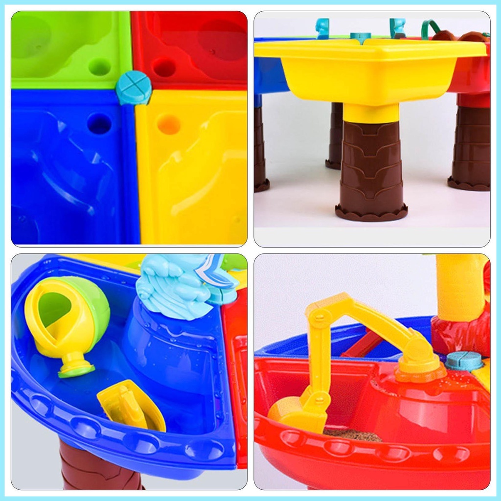 Đồ Chơi Bàn Cát Và Nước 3 Trong 1 Vui Nhộn Cho Bé