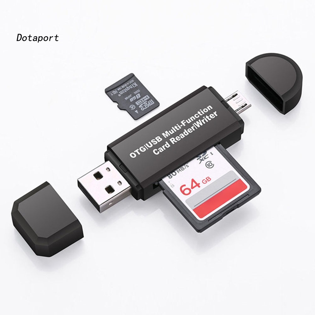 Đầu Đọc Thẻ Nhớ Mini USB 2.0 OTG / SDXC TF Cho Máy Tính