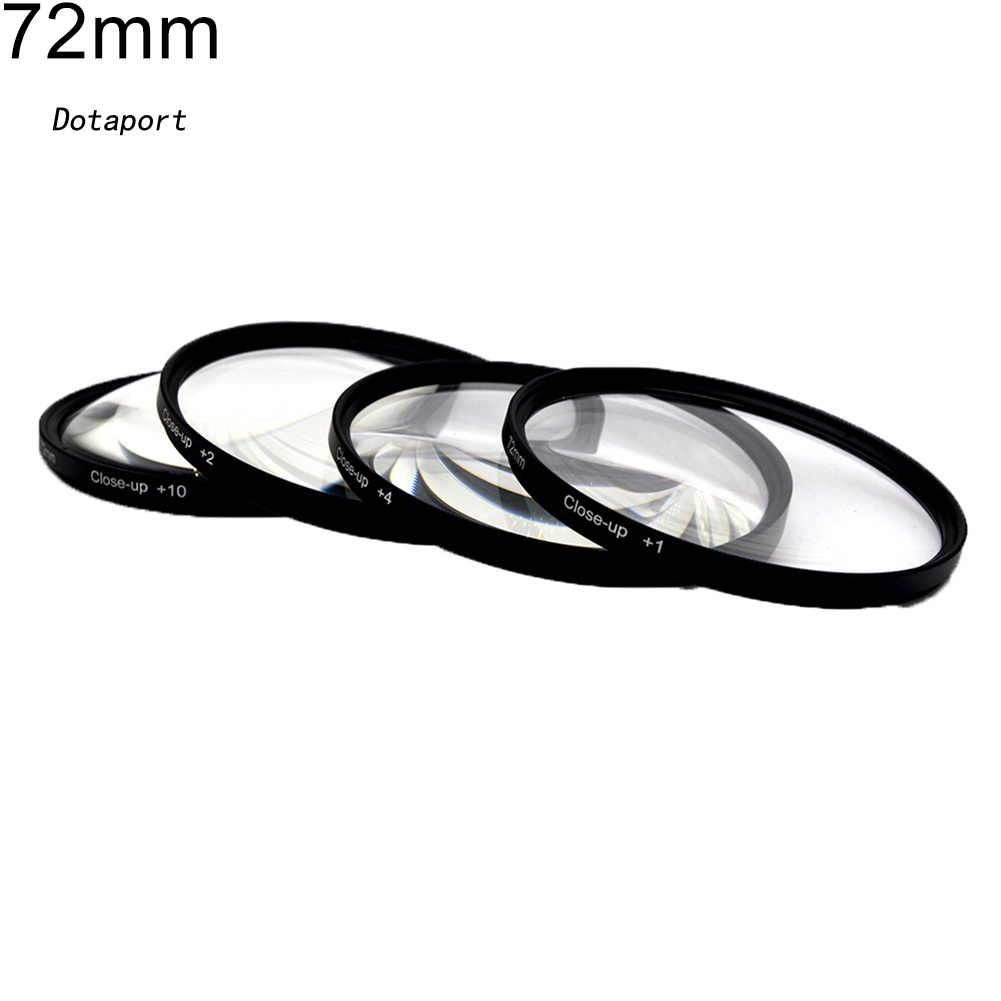 Set 4 Bộ Lọc Ống Kính Máy Ảnh SLR 37-82mm + 1 + 2 + 4 + 10