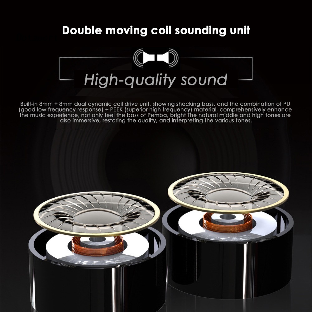 Tai Nghe Nhét Tai KDDT-Thiết Kế 4 Nút Có Micro Âm Thanh HiFi Sống Động