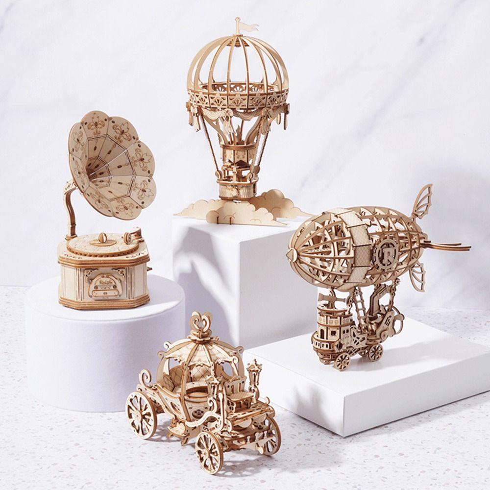 CLEVER Bộ Xếp Hình 3D Bằng Gỗ Cho Bé