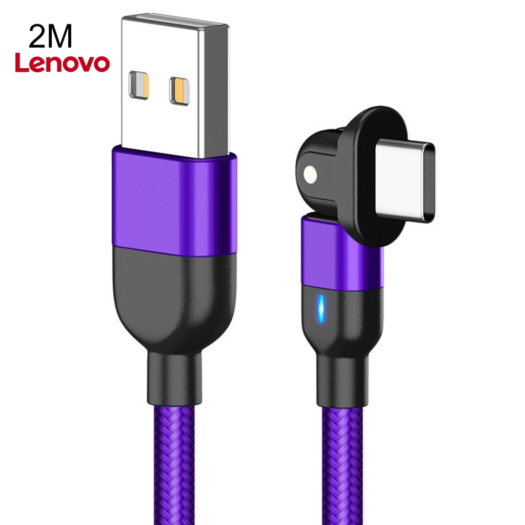 Dây Cáp Sạc Type-C Xoay 180 Độ Chống Rối Bằng Nylon Cho Điện Thoại