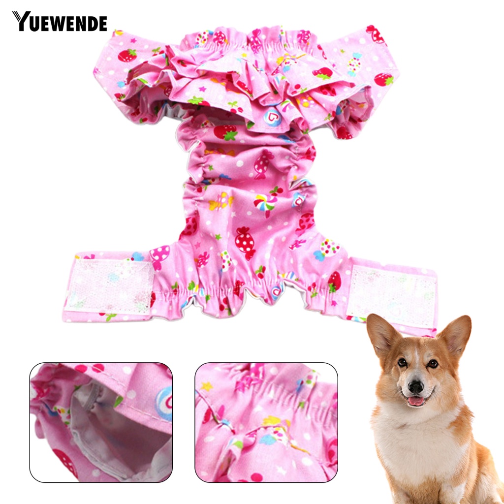 Tã Quấn Bụng Màu Sắc Tươi Sáng Có Thể Giặt Sạch Dành Cho Cún Cưng