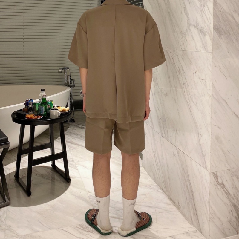 Bộ Quần Áo Ngắn Tay Phong Cách Retro Thời Trang Xuân Hè Cho Nam