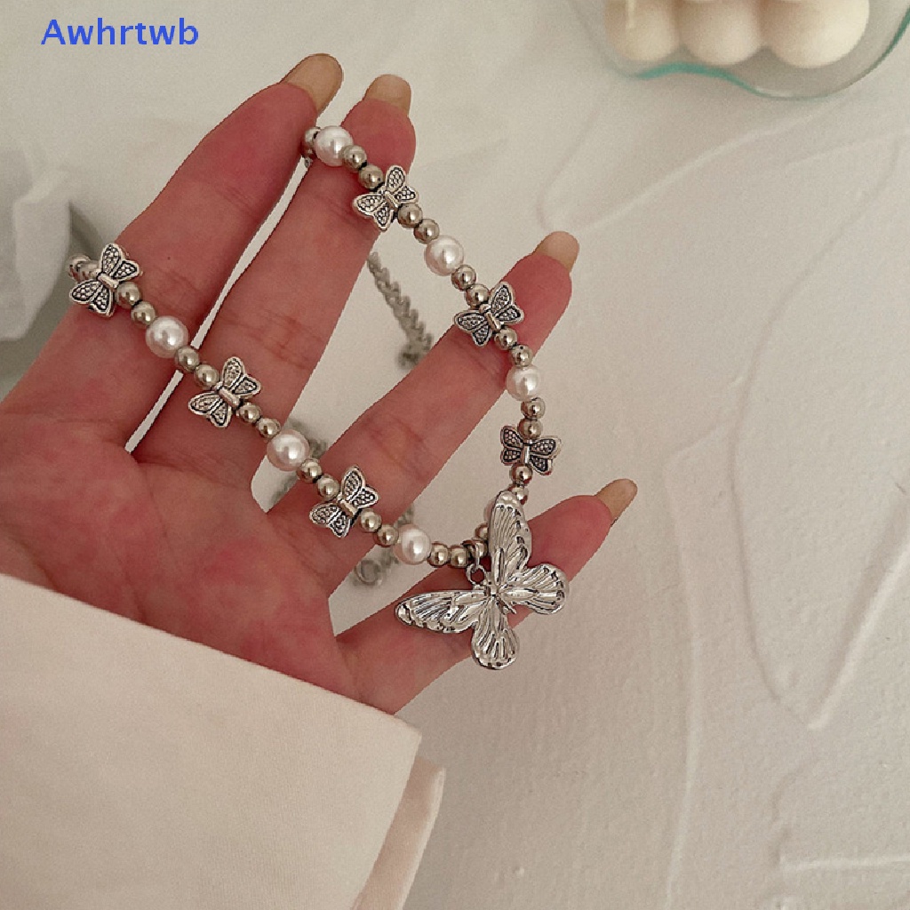 1 Vòng cổ Mặt Hình Bướm Đính Đá Thời Trang Dành Cho Nữ Mới