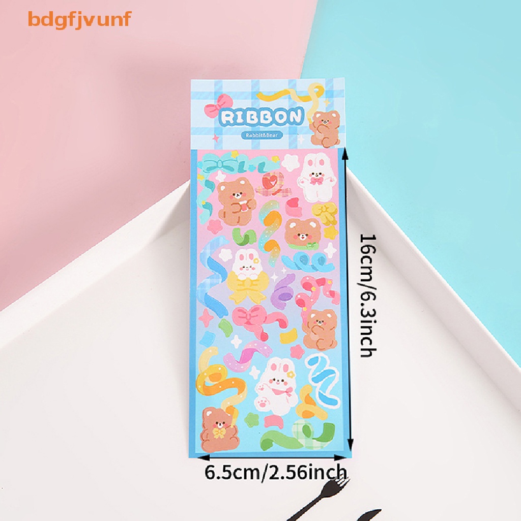 Bdgf Set 6 Tấm Hình Dán Hoạt Hình Dễ Thương Lấp Lánh Phong Cách Hàn Quốc Trang Trí Sổ Tay Văn Phòng Phẩm VN