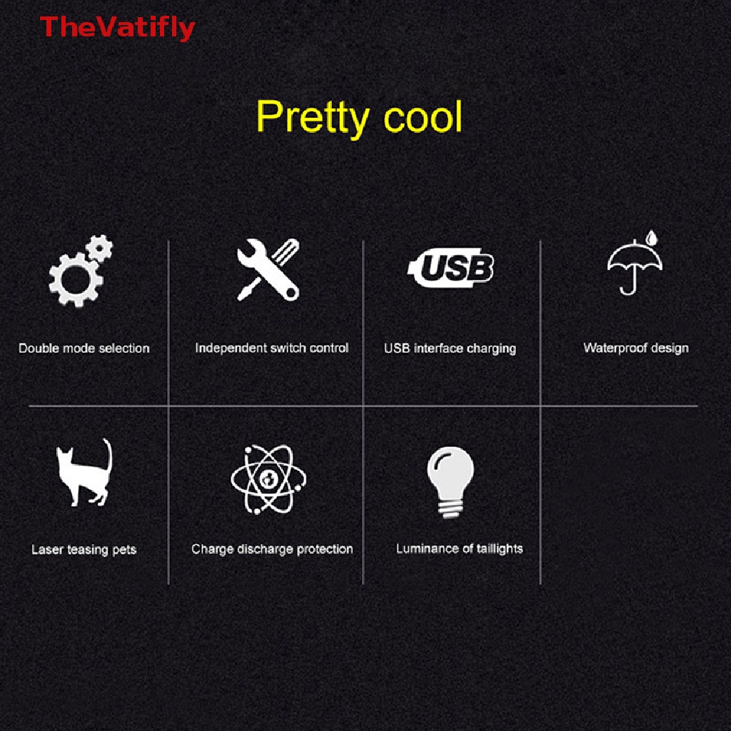 Set 1 / 2 Đèn LED Cảnh Báo 5 Bóng 3 Chế Độ Gắn Đuôi Xe Đạp