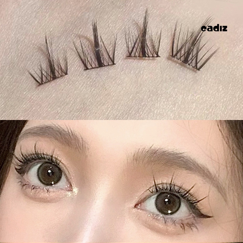 1 Bộ Lông Mi Giả Mềm Mại Dày Màu Đen Tự Nhiên