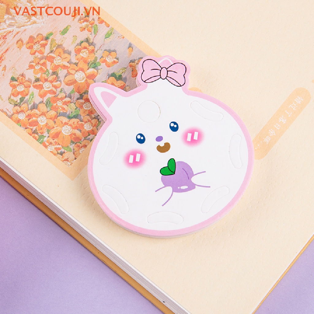 Set 50 Kẹp Tóc Mini Hình Thỏ / Cá Mập Bằng Giấy Dễ Thương