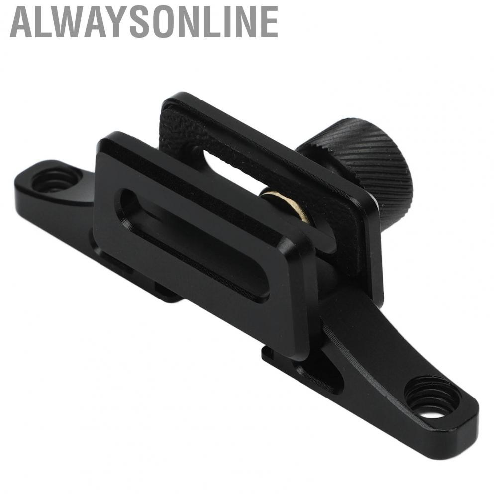 Alwaysonline Phone Tripod Mount  CNC Machining Multifunction Metal Clamp for Video Chat