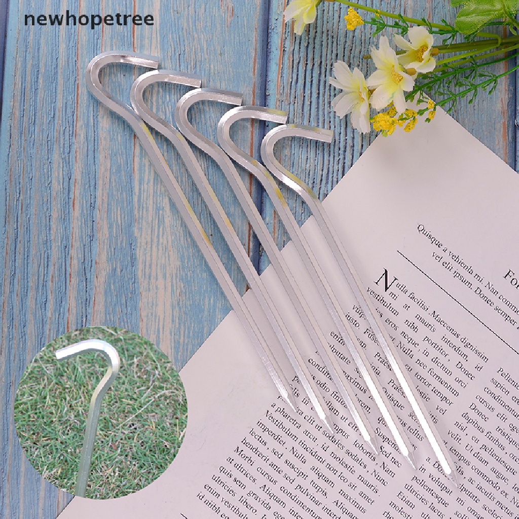 Bộ 5 Cọc Dựng Lều Bằng Hợp Kim Thép Cứng 7.01inch