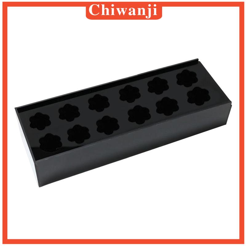 Lọ Hoa Hình Chữ Nhật Bằng Acrylic Màu Đen Nghệ Thuật Cho Phòng Ngủ / Văn Phòng / Tiệc Tùng
