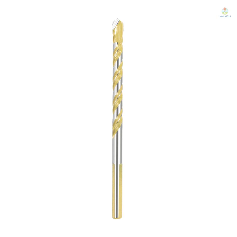 1 Mũi Khoan Xoắn 4 Tùy Chọn Đa Năng Dùng Đục Lỗ Cho Tường Kính / Gốm Sứ