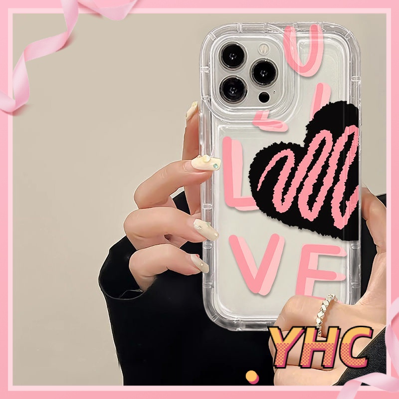 Ốp lưng iphone Đơn giản tiếng Anh tình yêu trong suốt chống rơi vỏ túi khí áp dụng iPhone 6 / 6S / 6splus / se / 7 / 7plus / 8 / 8plus / X / xs / xsmax / 11 / 12 / 13 / 14/pro max-711