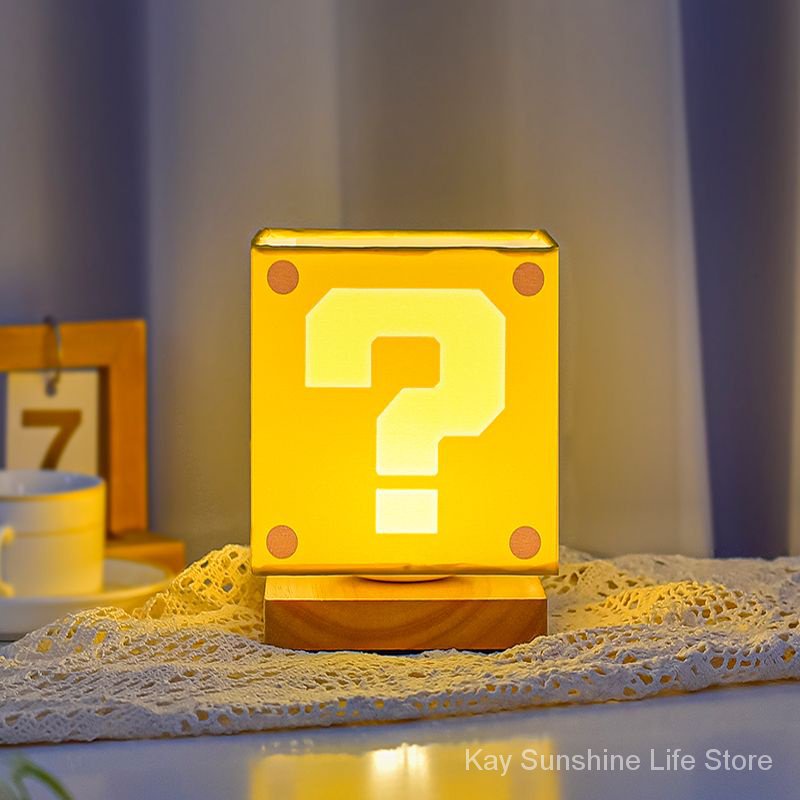 Đèn Ngủ Để Bàn Hình Mario Đơn Giản Sáng Tạo Phong Cách Bắc Âu