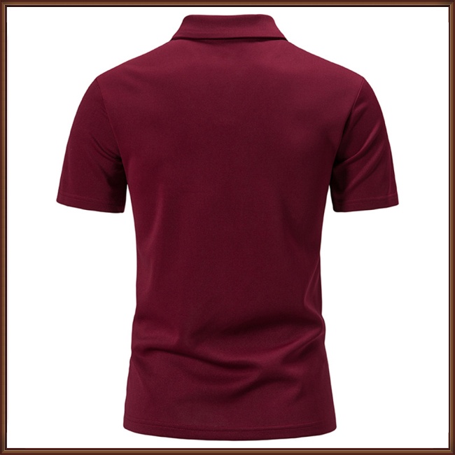 Áo Thun Tay Ngắn Màu Trơn Dáng Ôm Thời Trang Mùa Hè Cho Nam