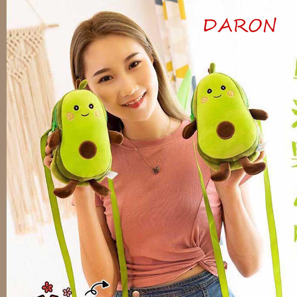 Túi Đeo Vai Đựng Điện Thoại / Tiền Xu Hình Quả Bơ Thời Trang Cho Bé Gái